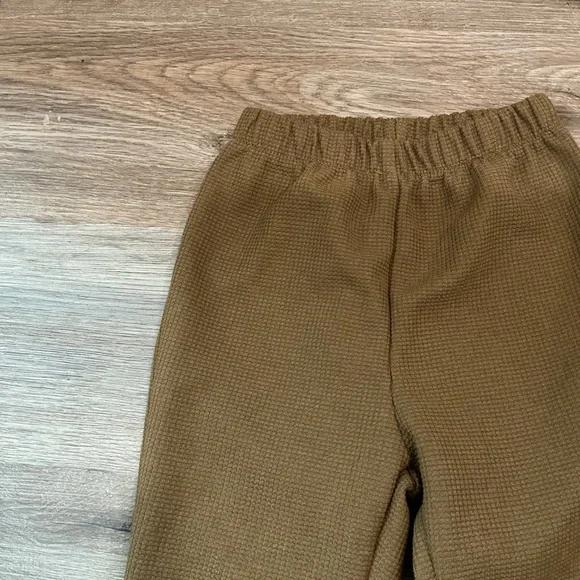 Toddler Brown Waffle Knit 2-Piece Lounge Set | Size 3Y - Picture 8 of 8